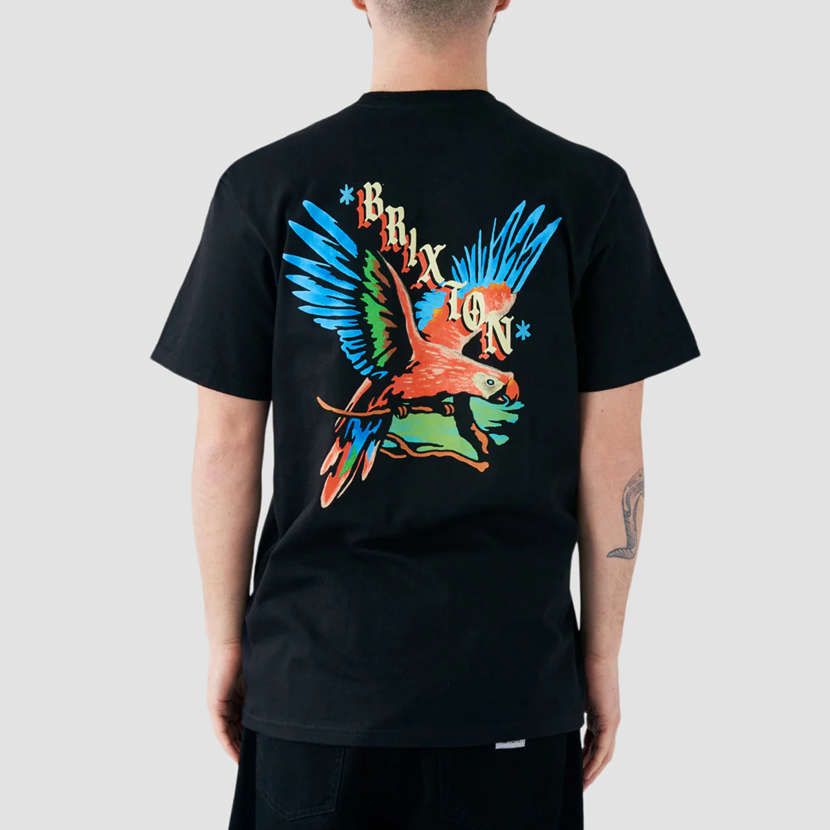 Brixton Loro T-Shirt Black - Image 2