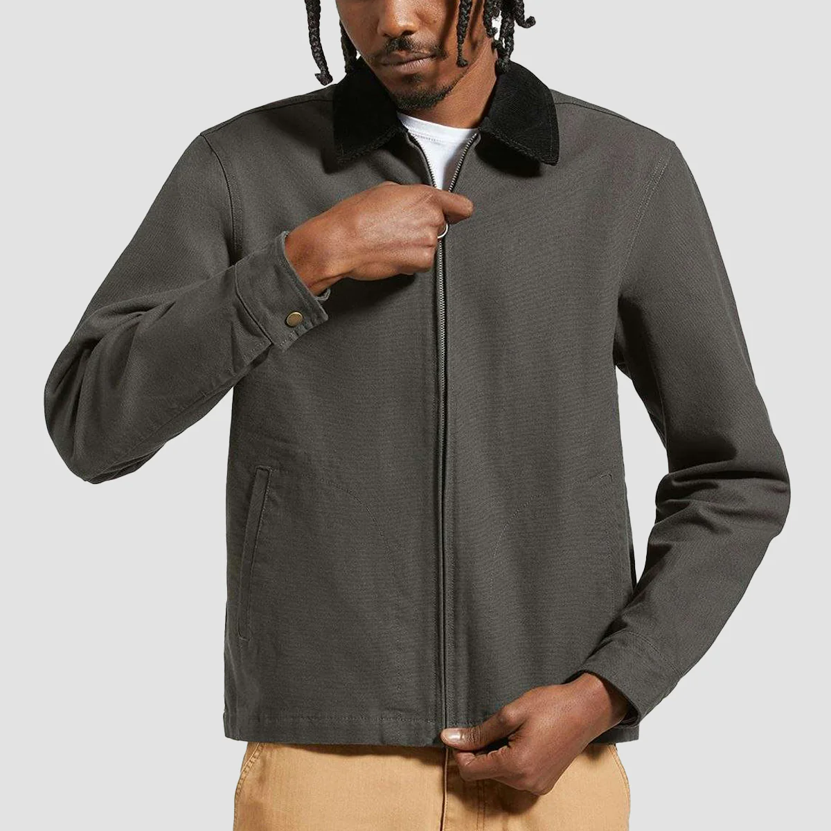 Brixton Mechanic Garage Jacket Washed Black