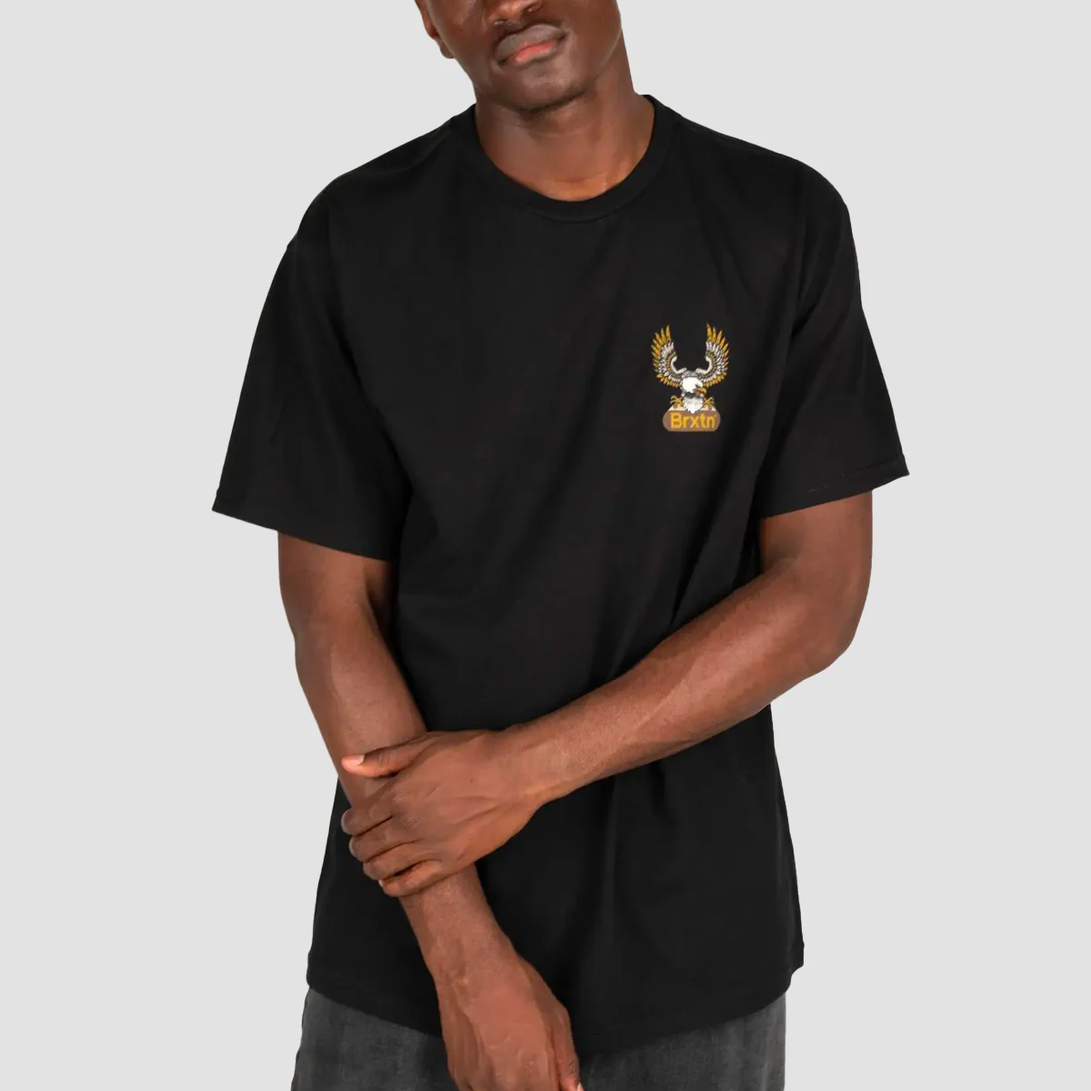 Brixton Merrick T-Shirt Black - Image 2
