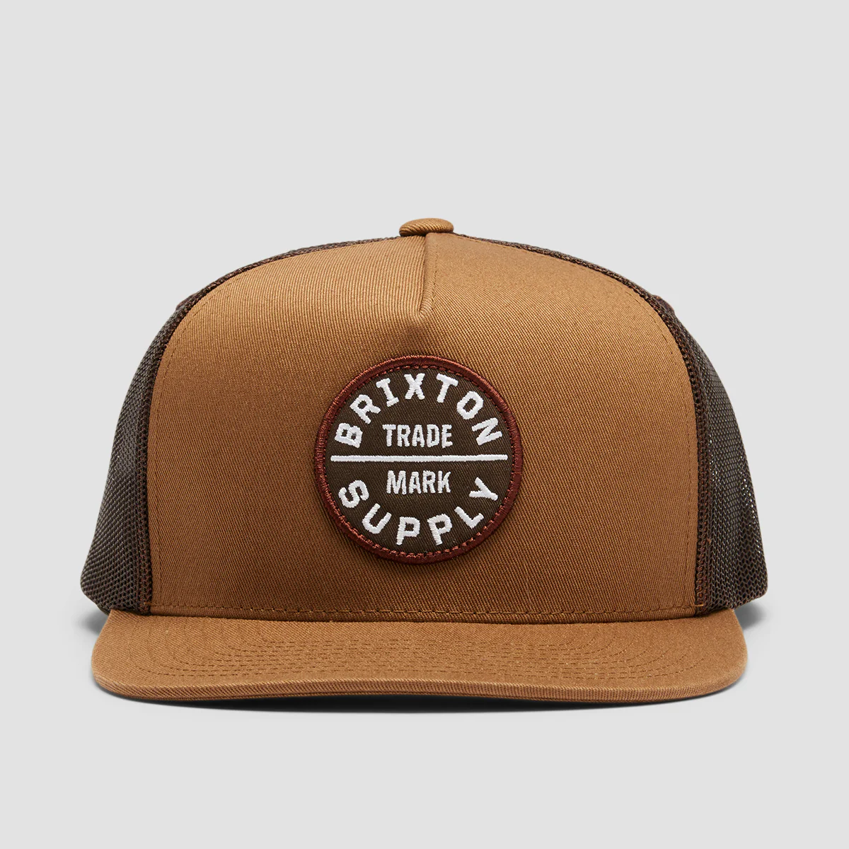 Brixton Oath MP Trucker Cap Light Brown/Sepia - Image 3