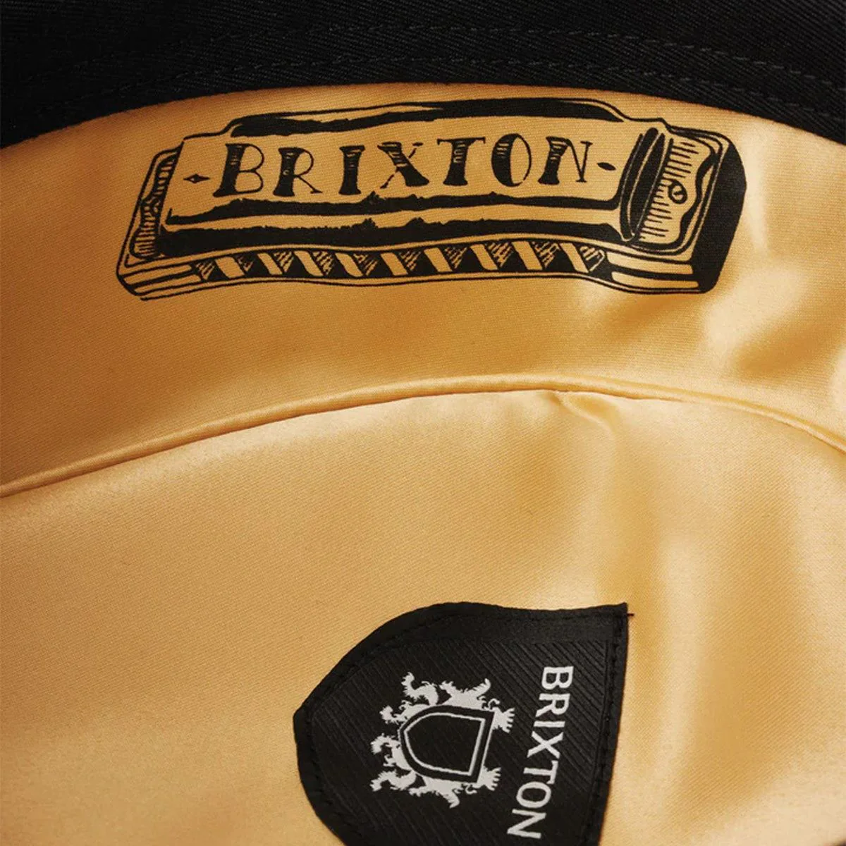 Brixton Stout Pork Pie Hat Black/Black - Image 2