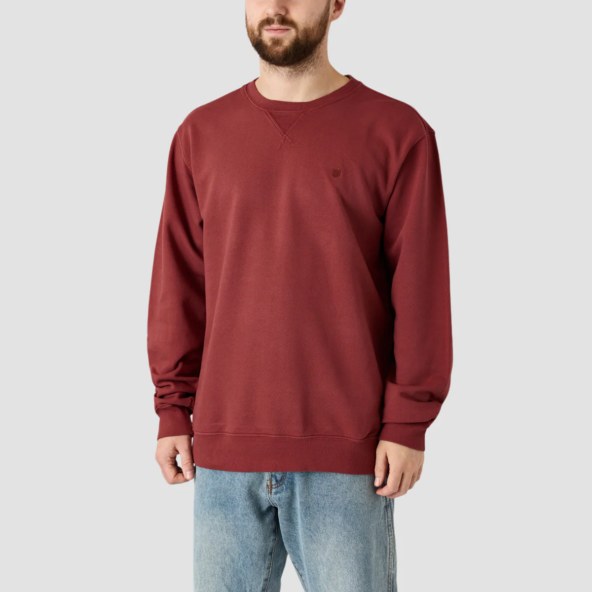 Brixton Vintage Reserve Crew Sweat Island Berry Vintage Wash - Image 2