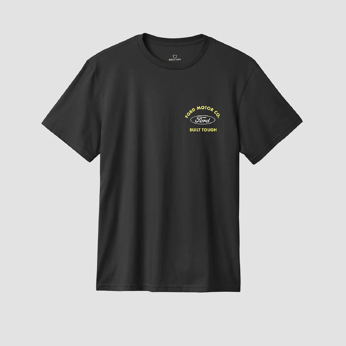 Brixton X Ford Built Tough T-Shirt Burnt Rubber - Image 2