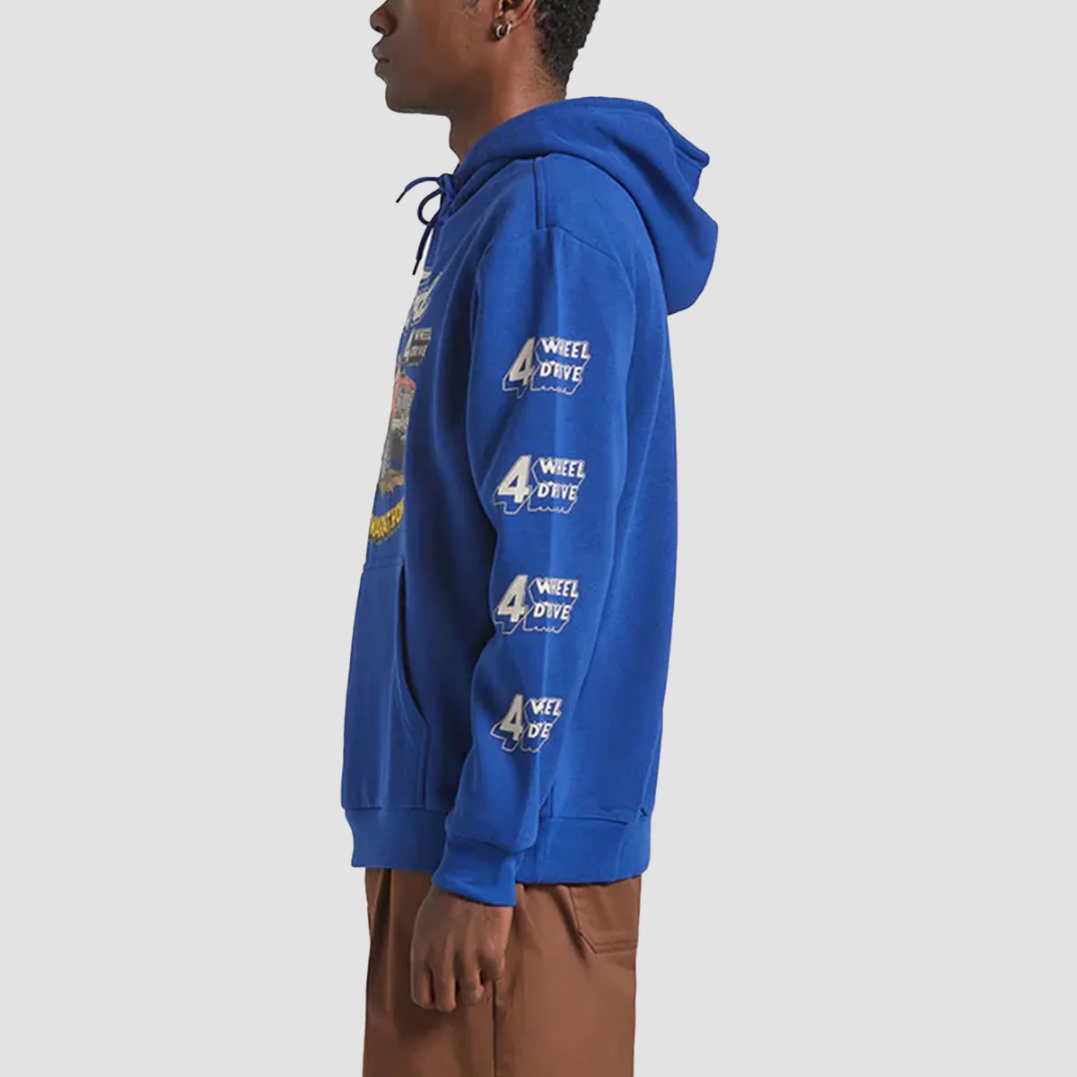 Brixton X Ford Mud Marathon Pullover Hoodie Ford Blue - Image 2