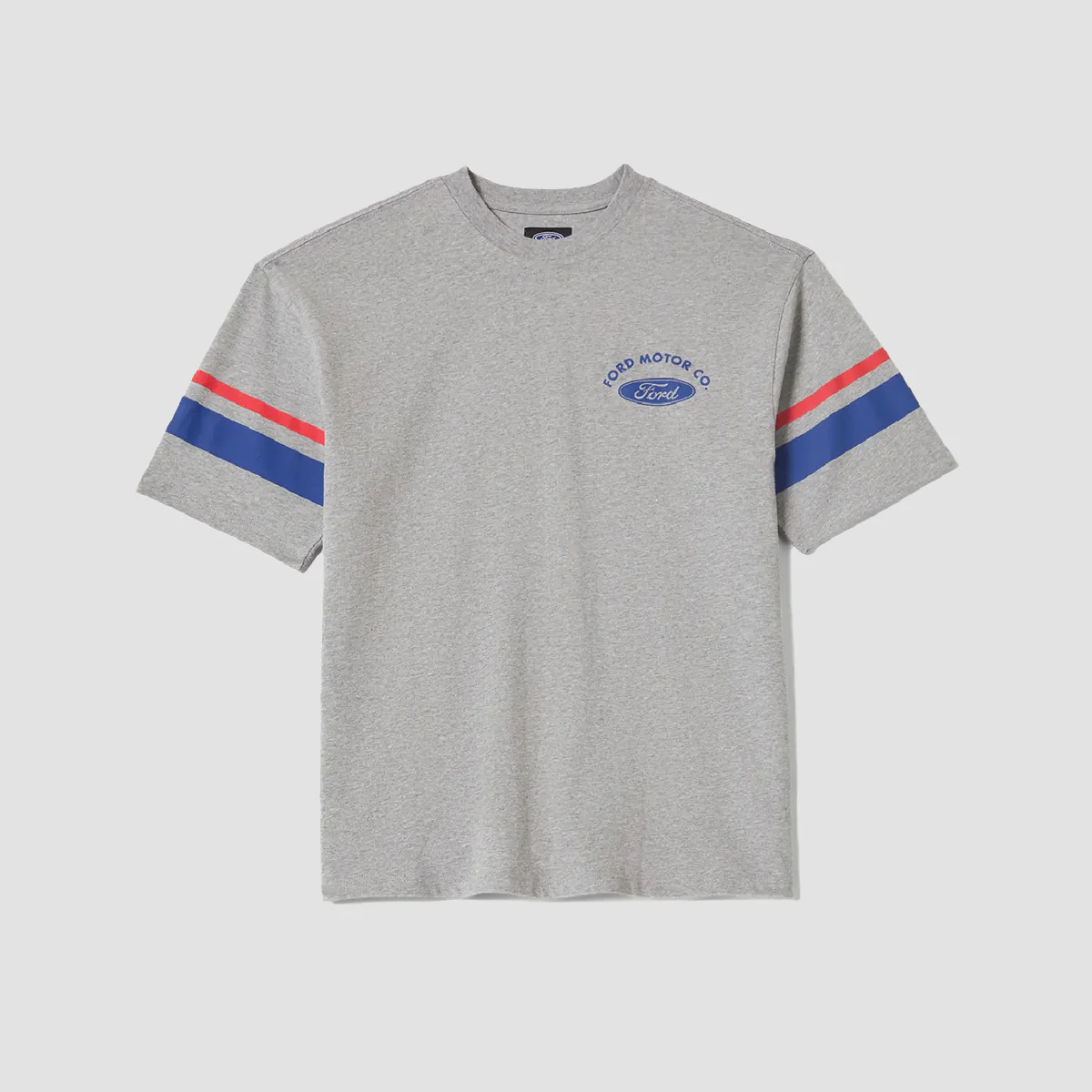 Brixton X Ford Truck Country Jersey T-Shirt Heather Grey