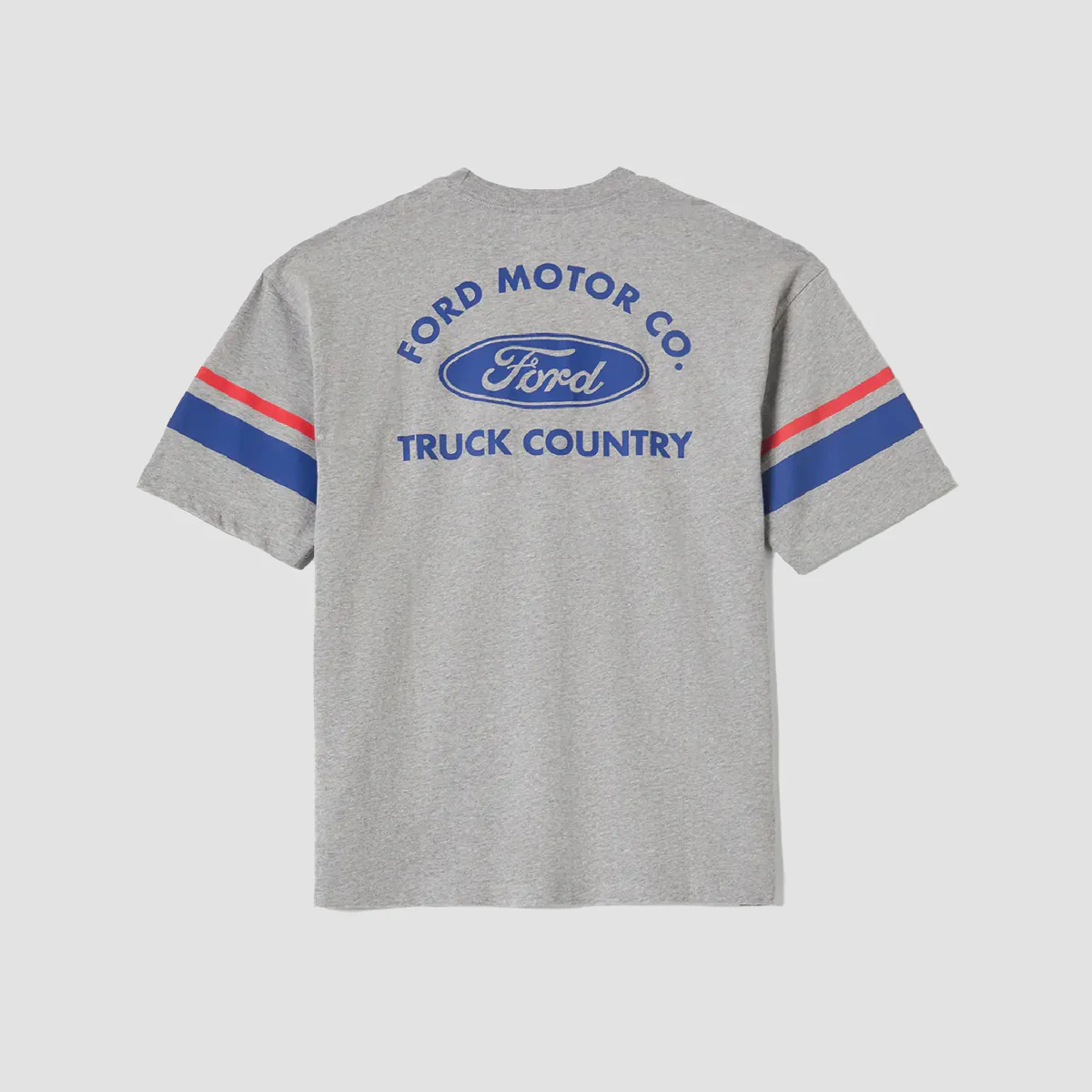 Brixton X Ford Truck Country Jersey T-Shirt Heather Grey - Image 2