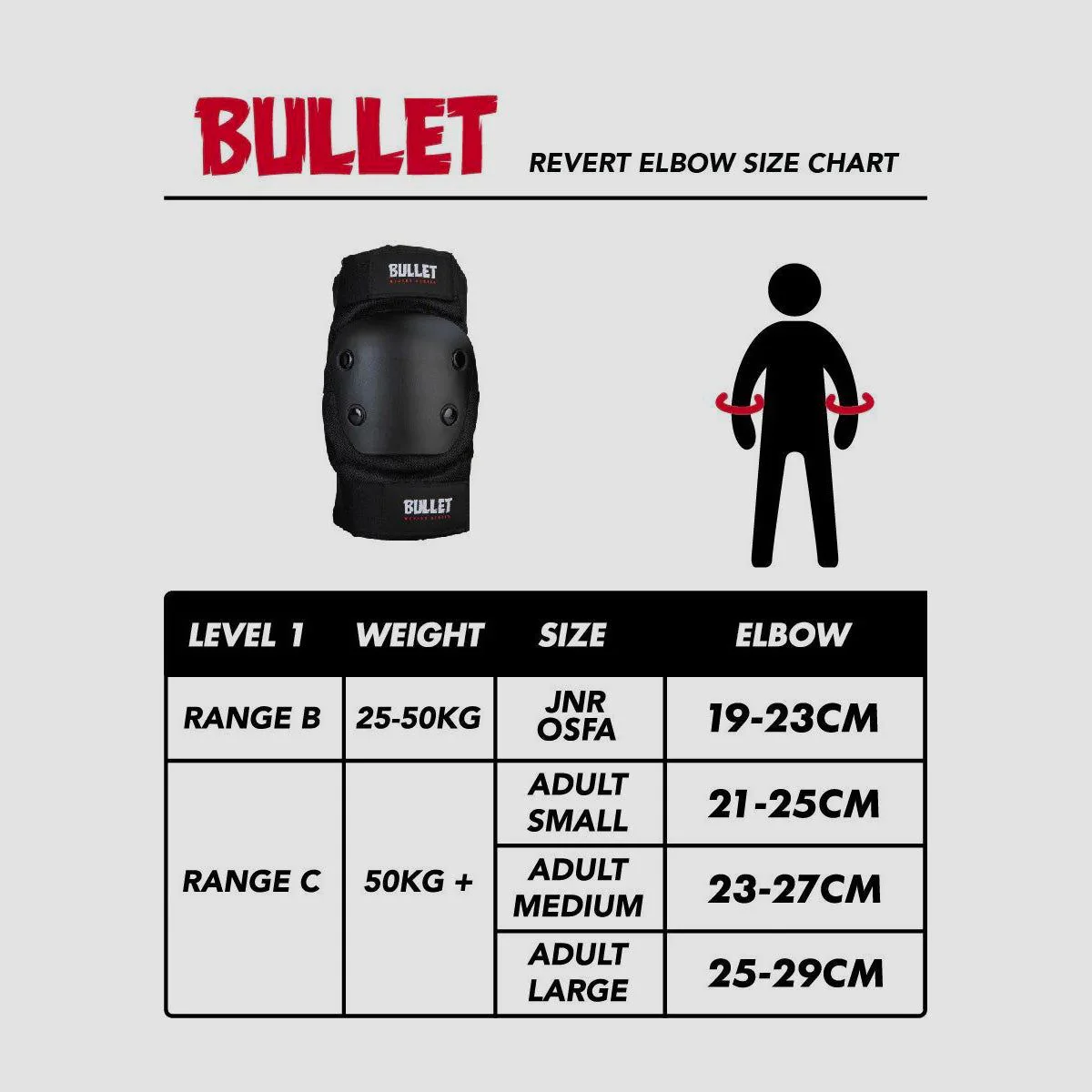 Bullet Revert Elbow Pads Black - Kids - Image 2
