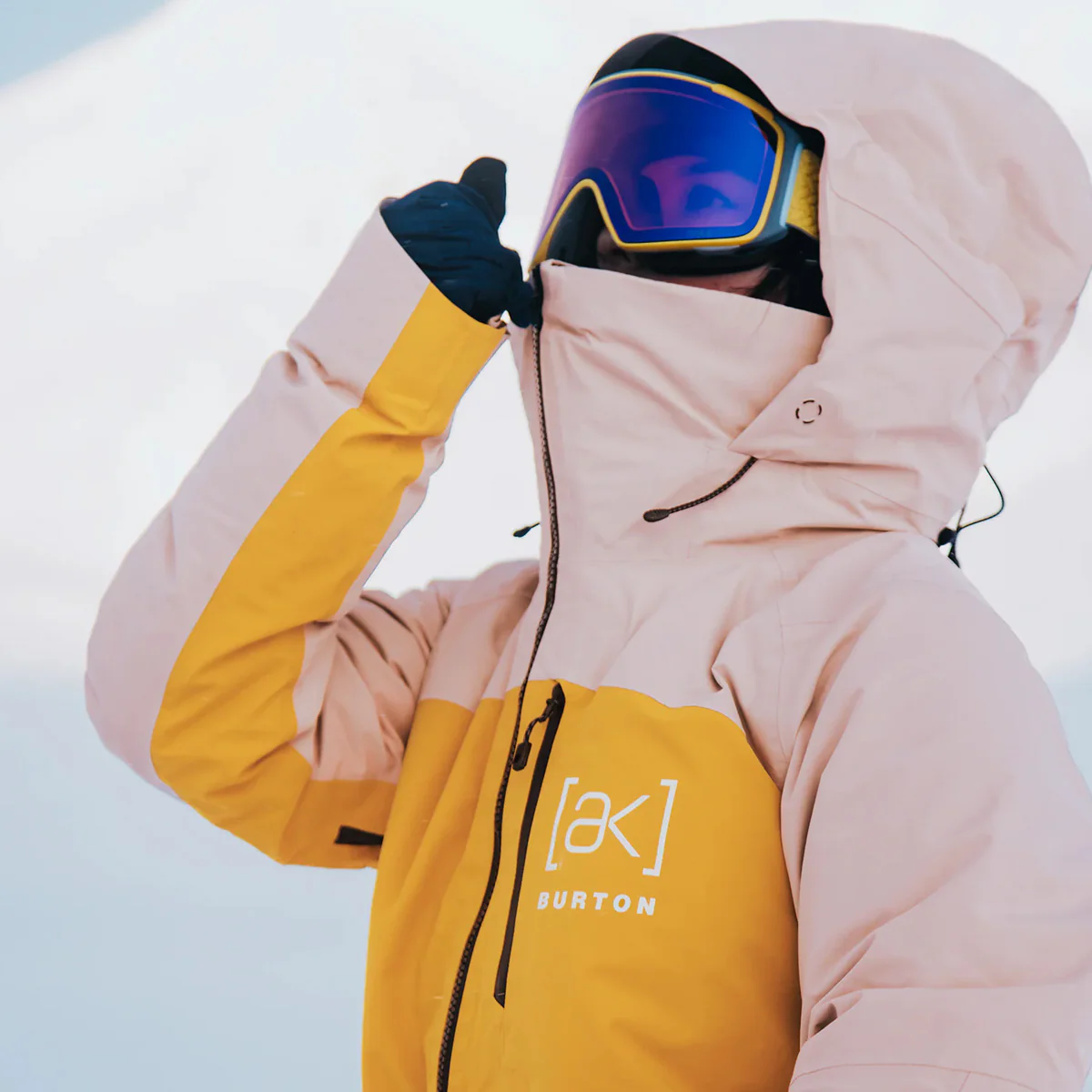 Burton [ak] Embark GORE-TEX 2L Snow Jacket Shadow Pink/Golden Rod - Womens - Image 3