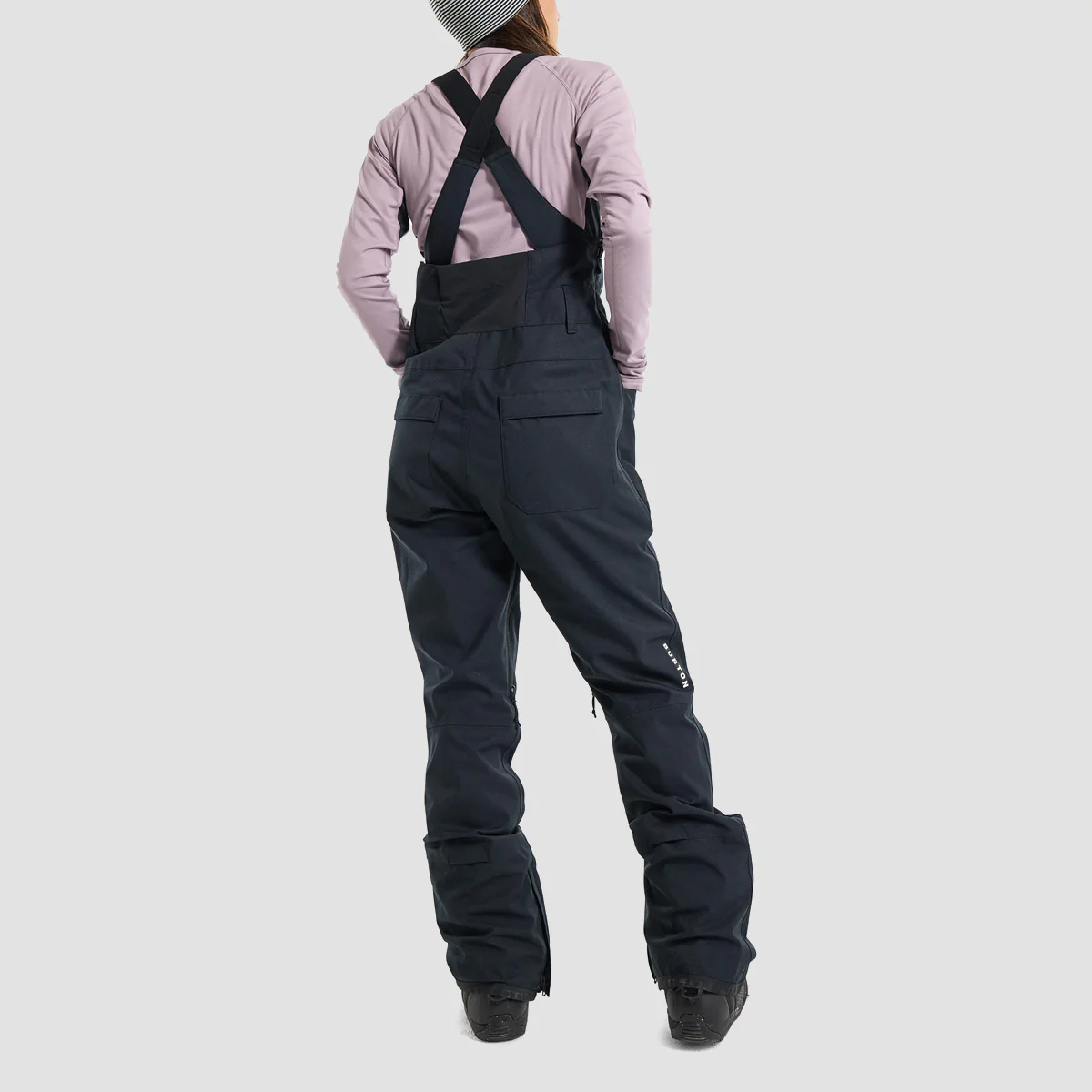 Burton Avalon 2L Stretch Snow Bib Pants True Black - Womens - Image 2