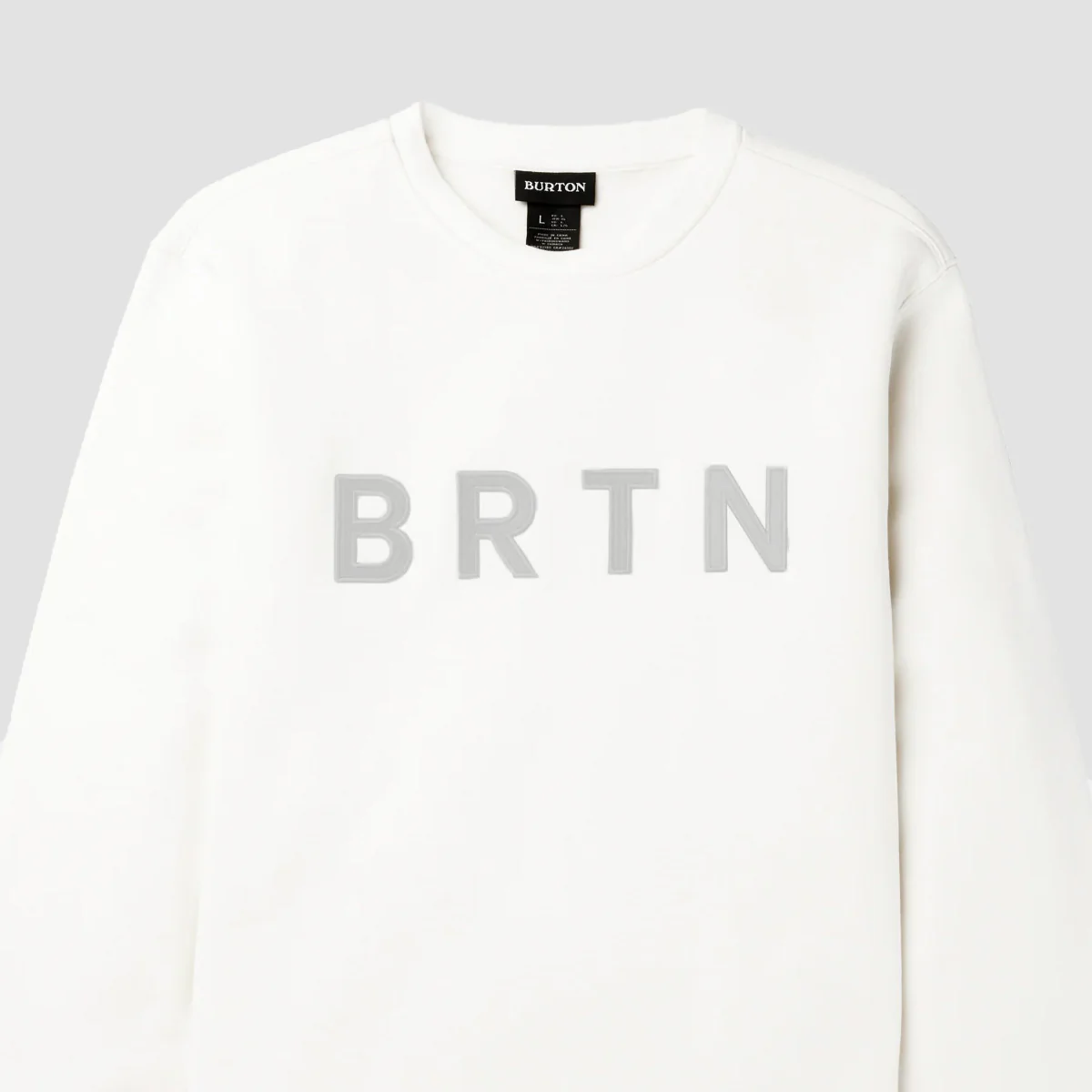 Burton BRTN Crew Sweatshirt Stout White - Image 2