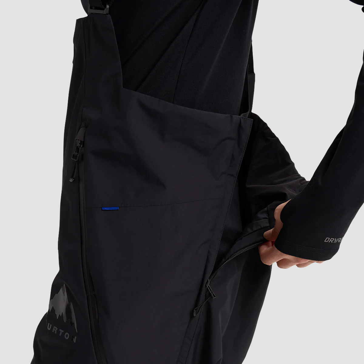 Burton Futuretrust 2L Snow Bib Pants True Black - Image 3