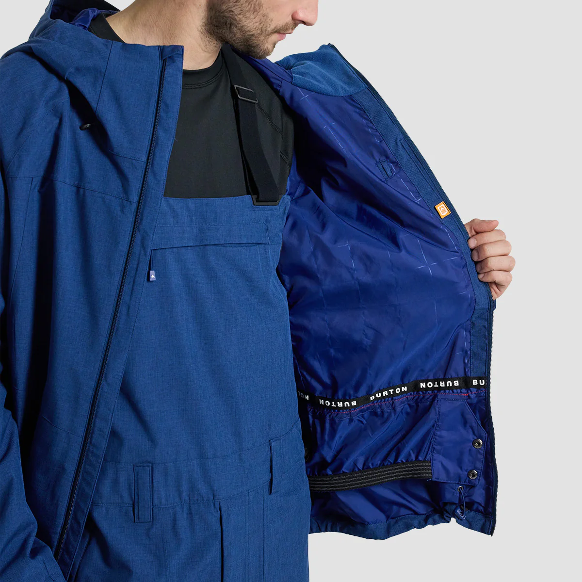 Burton Lodgepole 2L Snow Jacket Nightfall - Image 3
