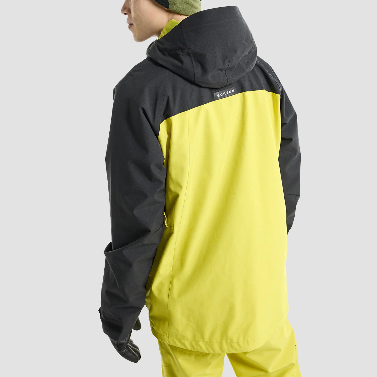 Burton Lodgepole 2L Snow Jacket True Black/Sulfur - Image 2