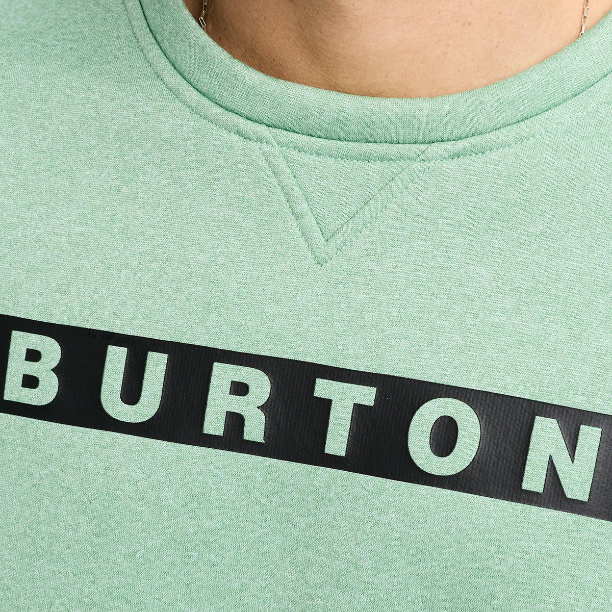 Burton Oak Crew Sweatshirt Soft Sage Heather - Image 2