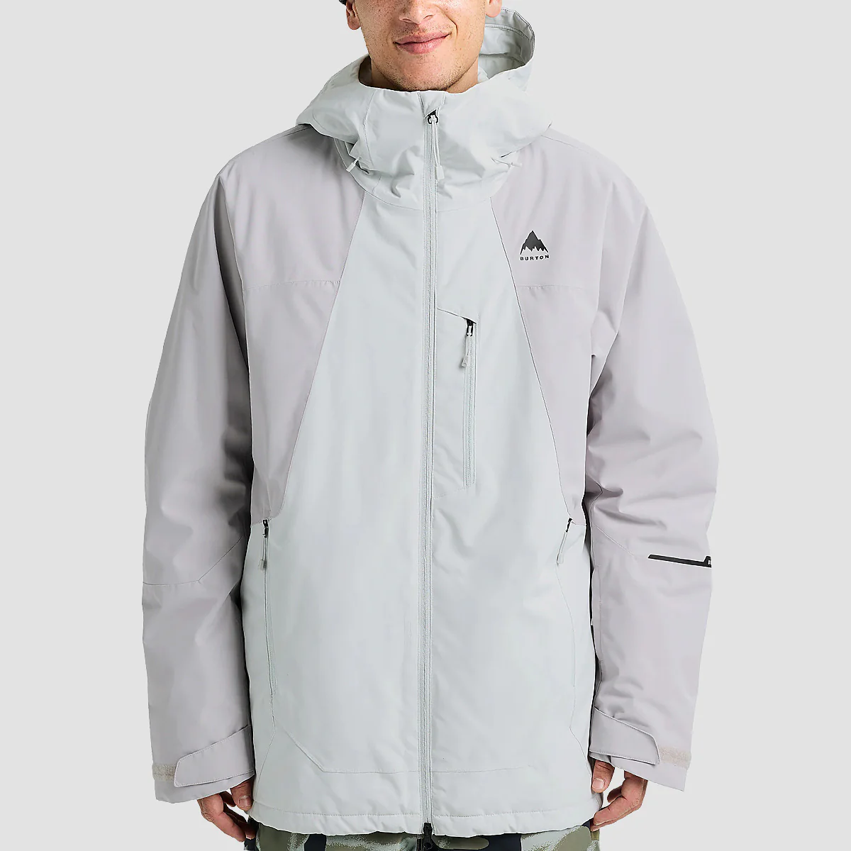 Burton Reserve 2L Insulated Snow Jacket Gray Cloud/Washed Lavender
