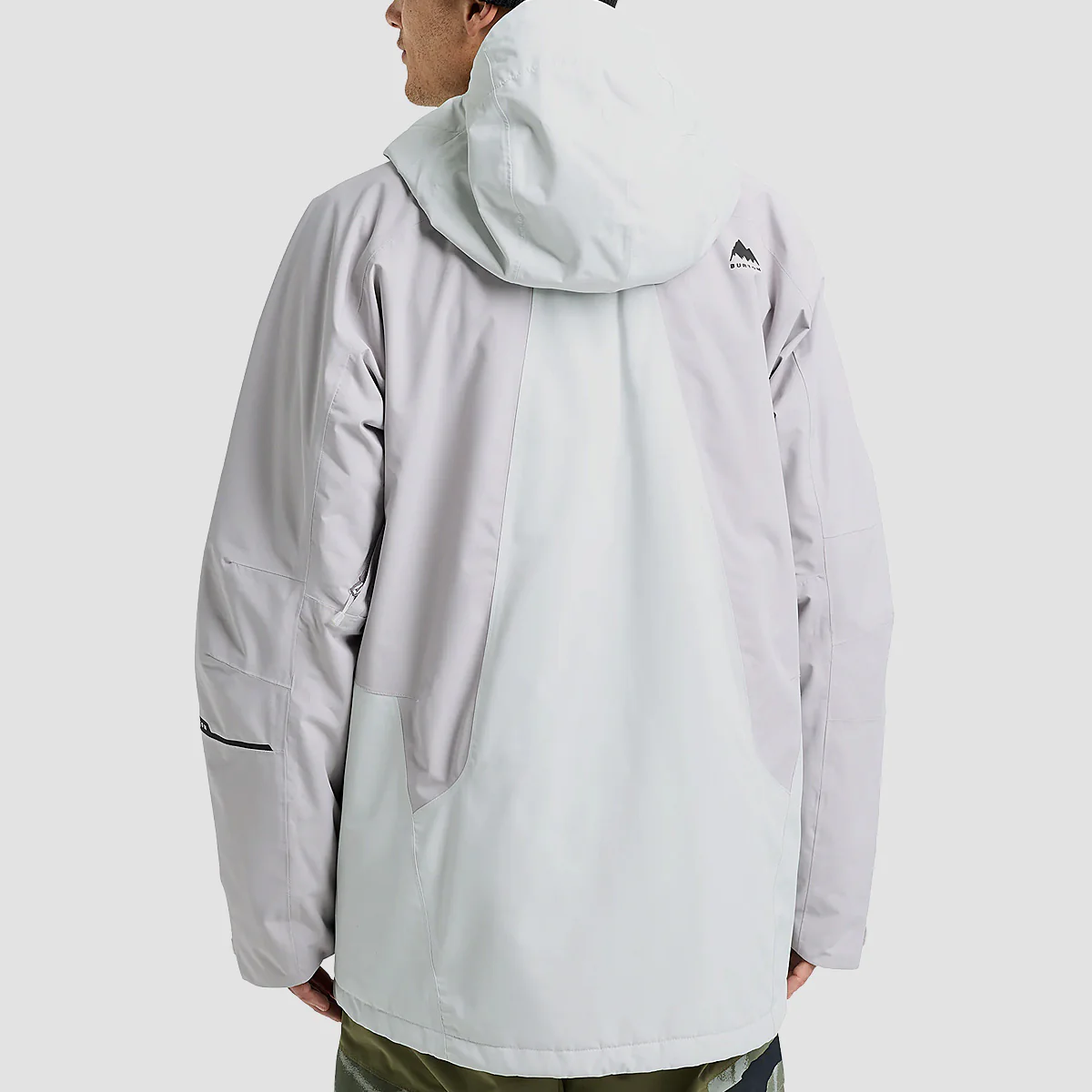 Burton Reserve 2L Insulated Snow Jacket Gray Cloud/Washed Lavender - Image 2