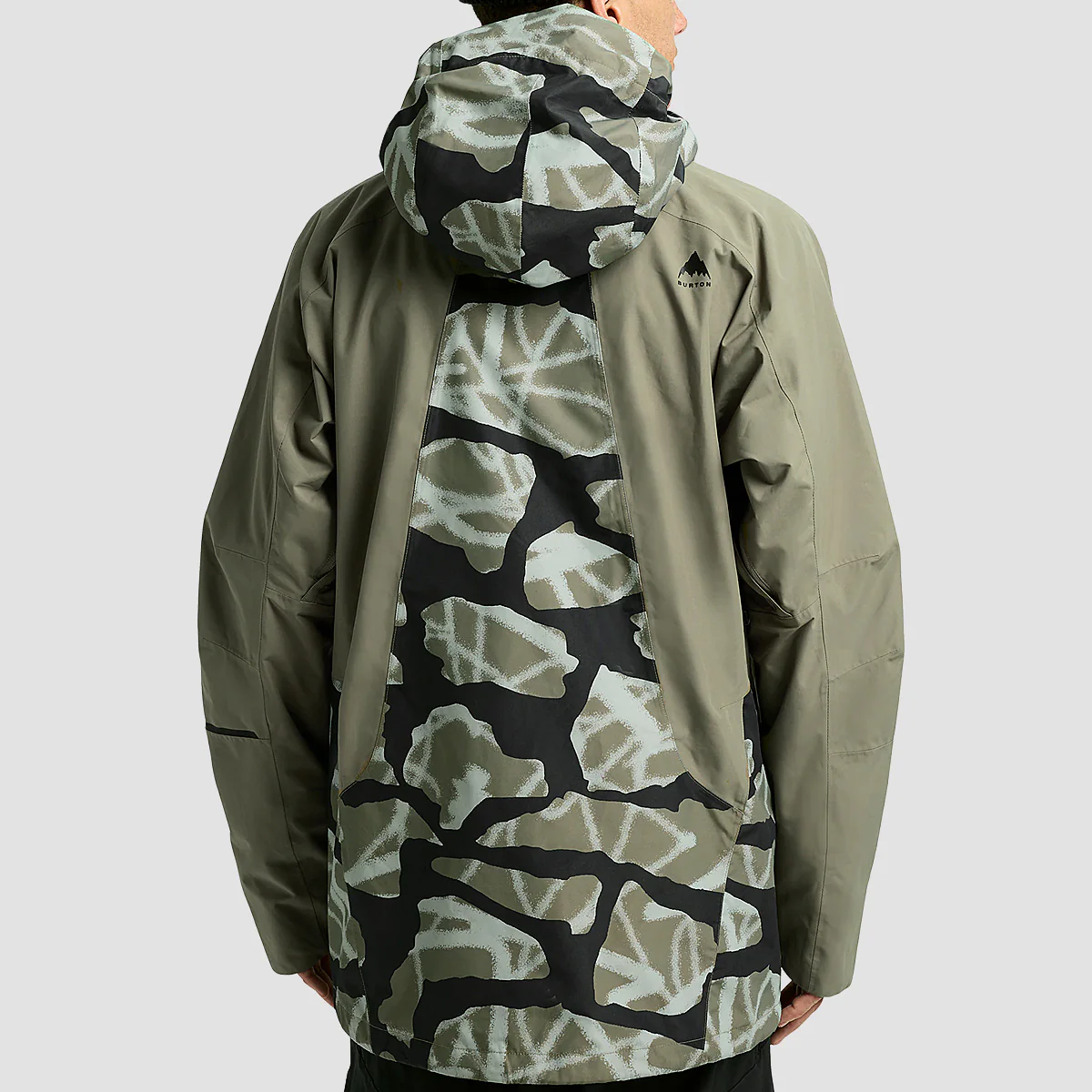 Burton Reserve 2L Snow Jacket Graffiti Camo/Forest Moss - Image 3