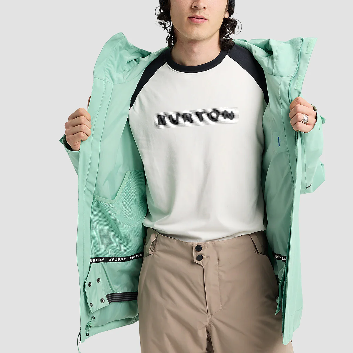 Burton Reserve 2L Stretch Slim Snow Jacket Soft Sage - Image 3