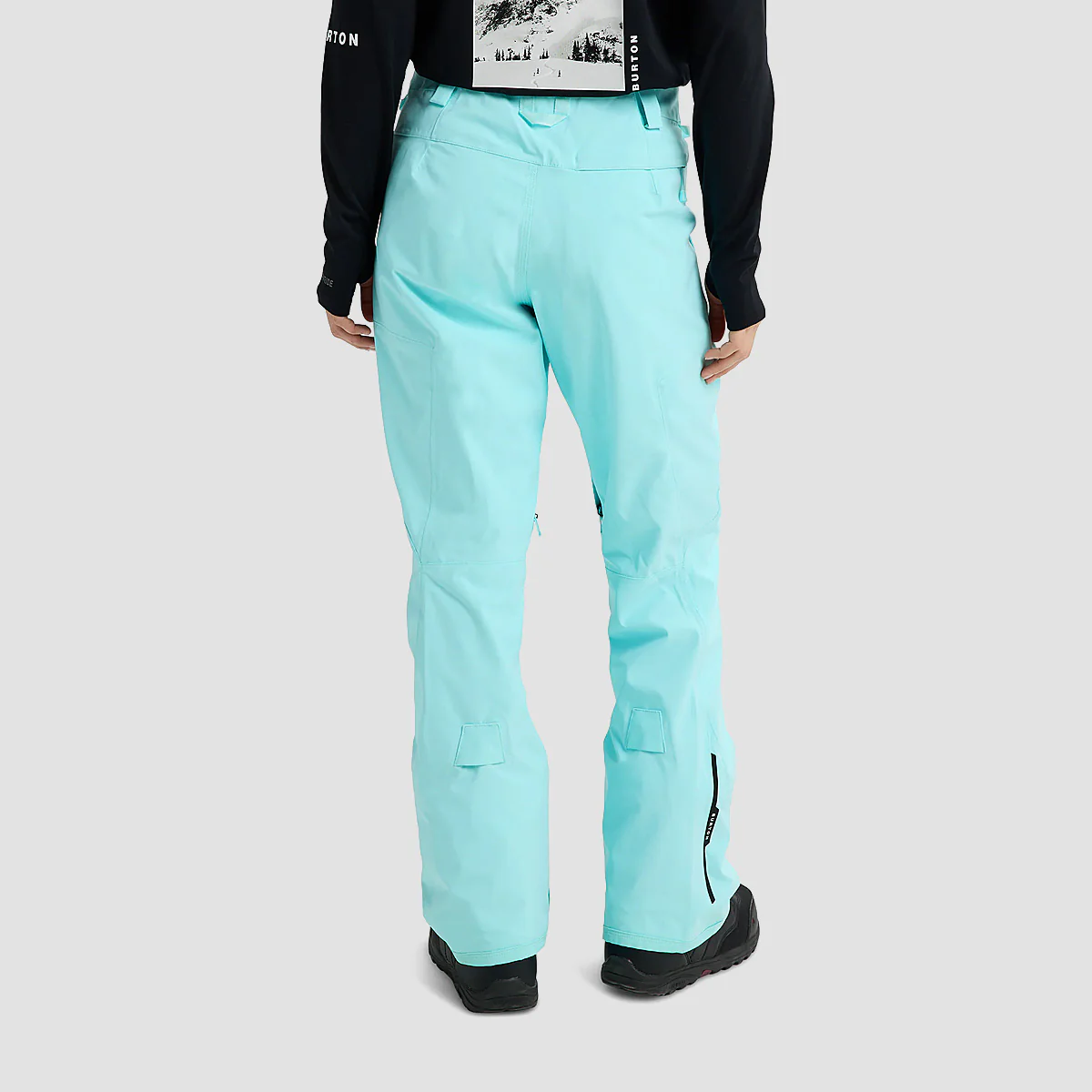 Burton Reserve 2L Stretch Slim Snow Pants Light Teal - Womens - Image 3