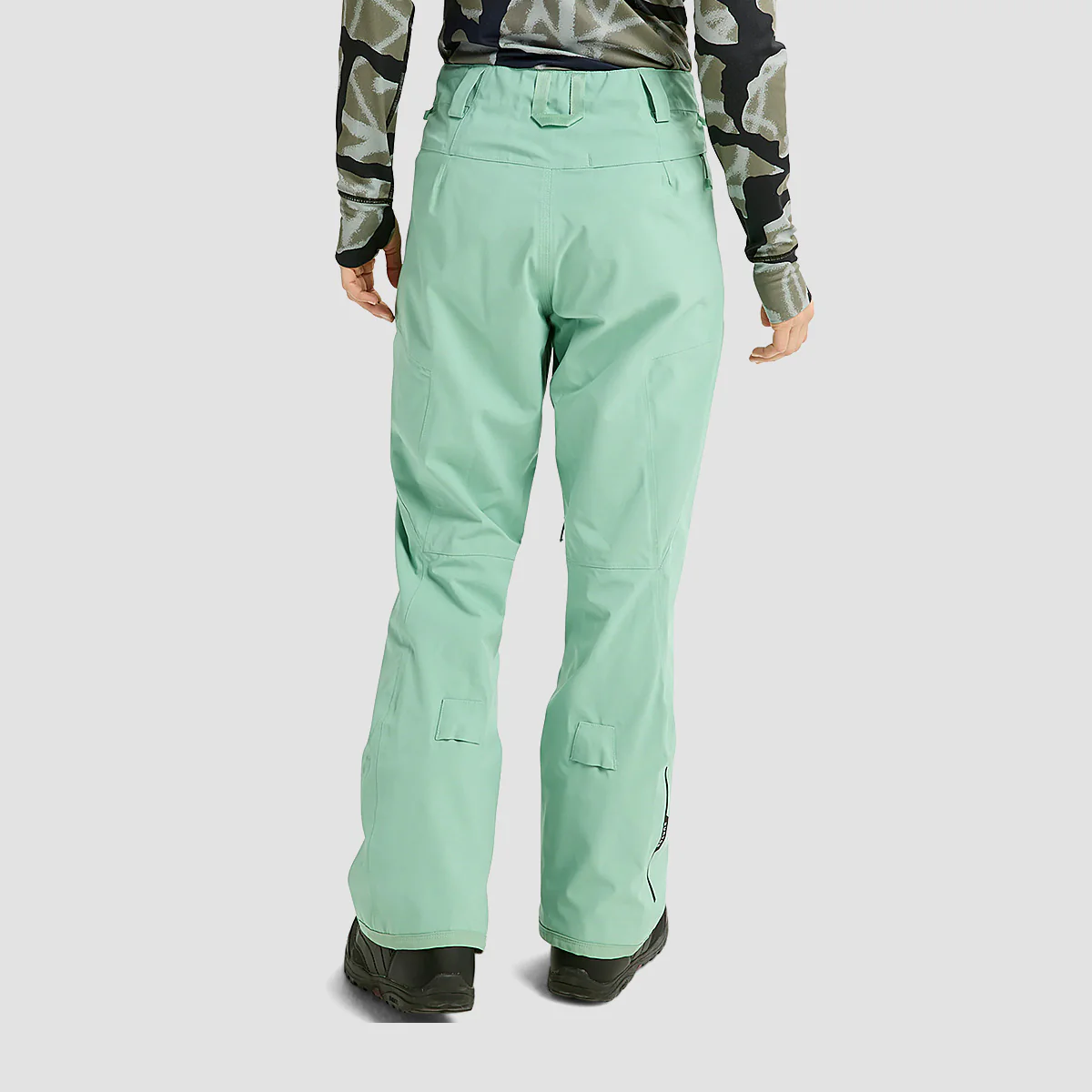 Burton Reserve 2L Stretch Slim Snow Pants Soft Sage - Womens - Image 3
