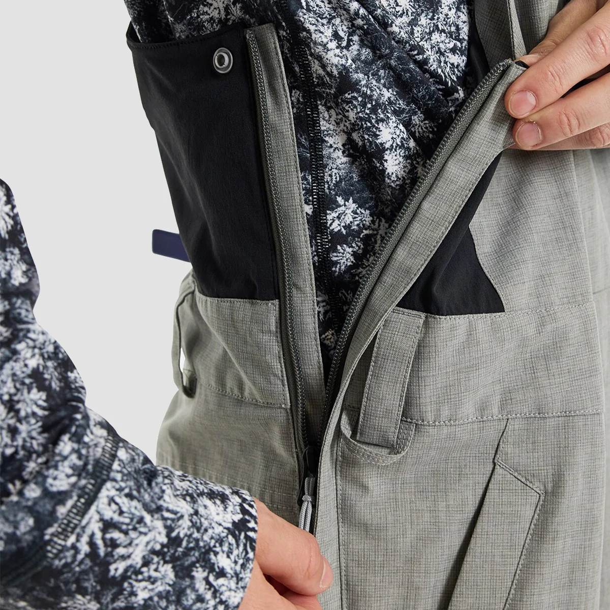 Burton Snowdial 2L Snow Bib Pants Sharkskin - Image 3