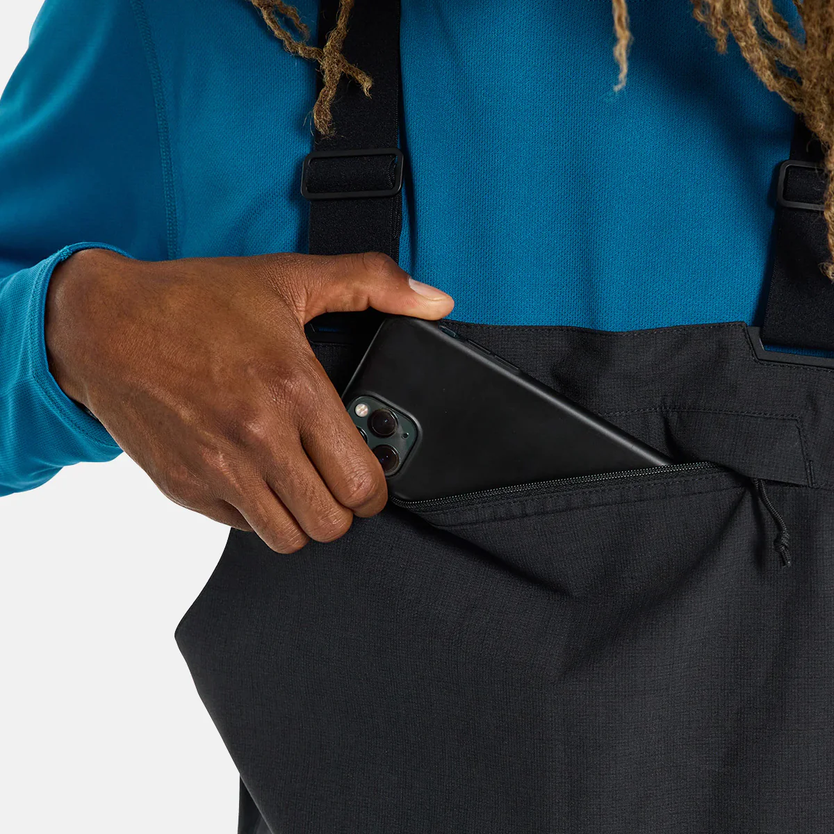 Burton Snowdial 2L Snow Bib Pants True Black - Image 5