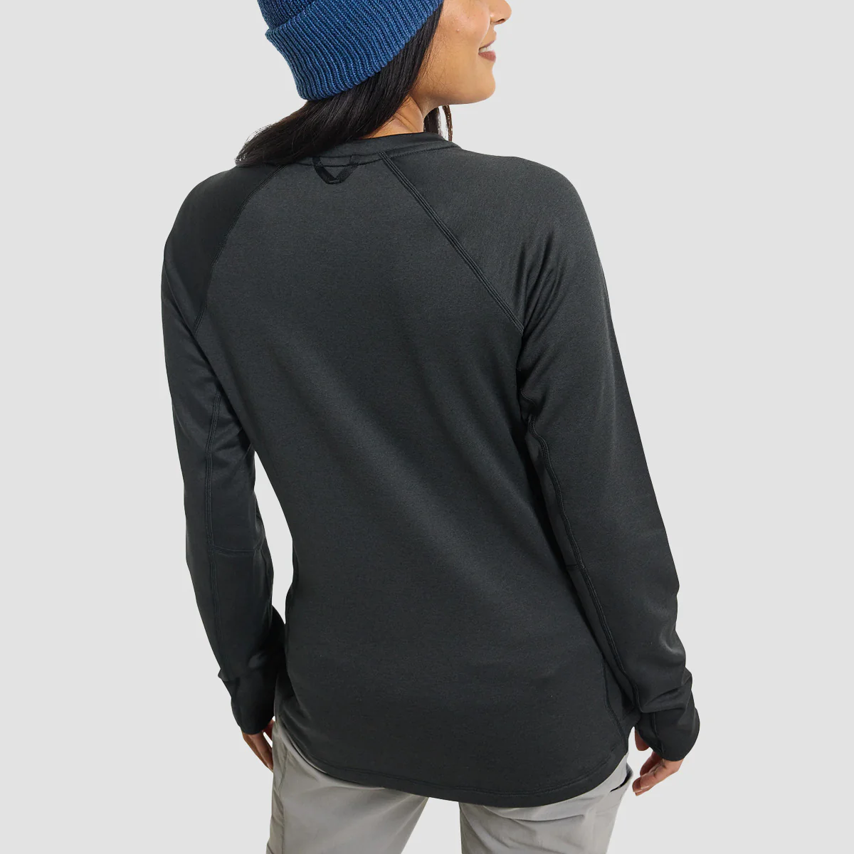 Burton Stockrun Crewneck Sweatshirt True Black - Womens - Image 2