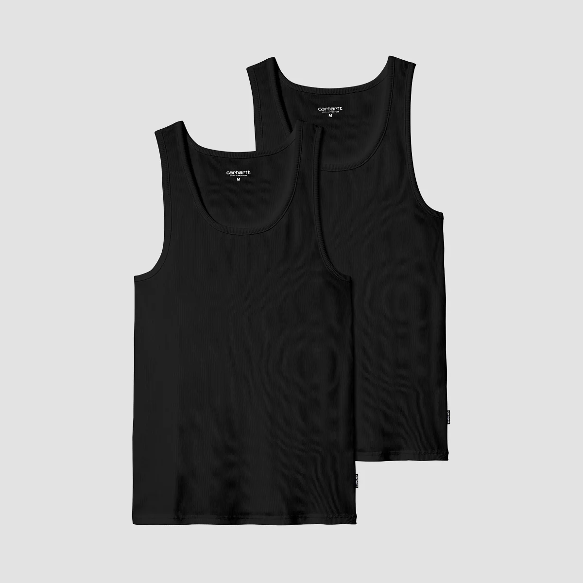 Carhartt WIP A-Shirt Vest 2-Pack Black/Black - Image 2