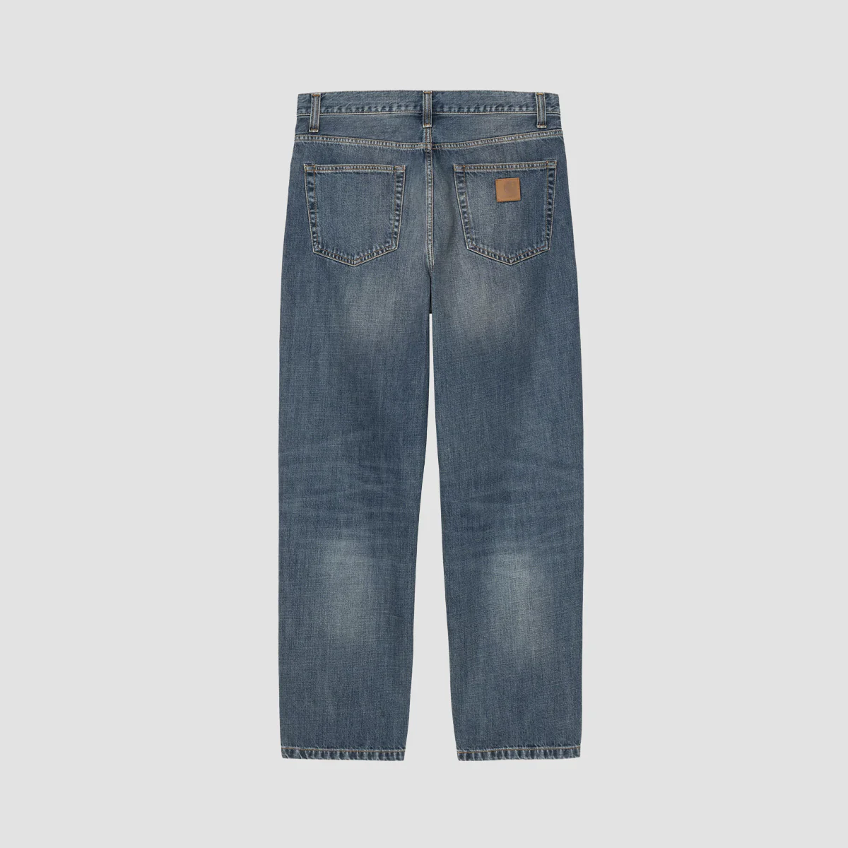 Carhartt WIP Aaron Jeans Blue Dark Used Wash - Image 4
