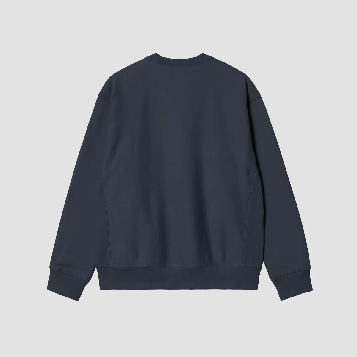 Carhartt WIP American Script Crew Sweatshirt Deep Night - Image 2