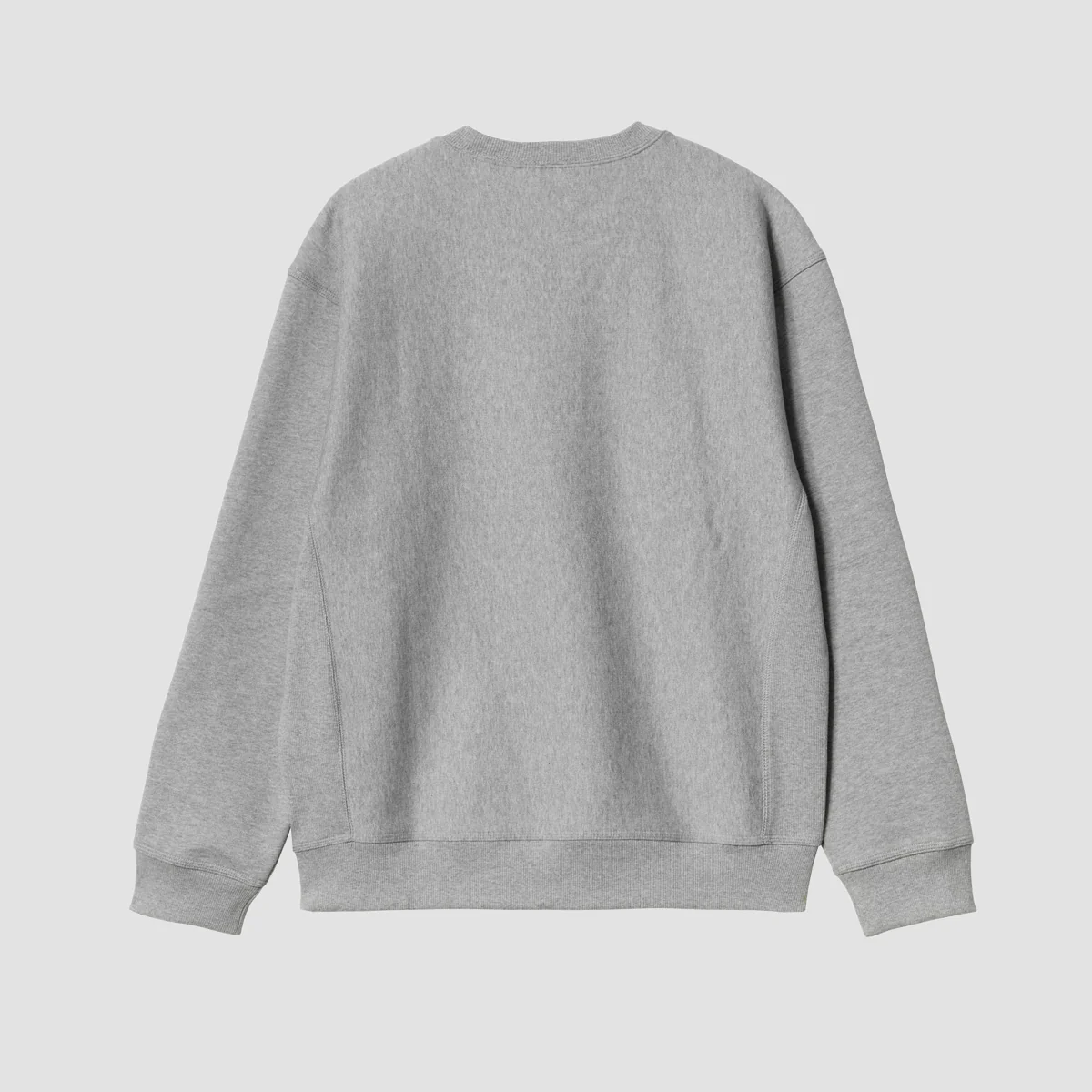 Carhartt WIP American Script Crew Sweatshirt Grey Heather - Image 3