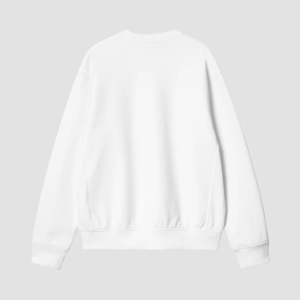 Carhartt WIP American Script Crew Sweatshirt White - Image 2