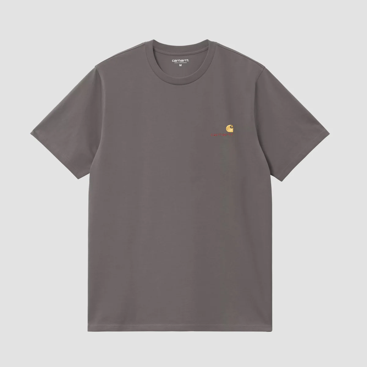 Carhartt WIP American Script T-Shirt Porphyry - Image 2