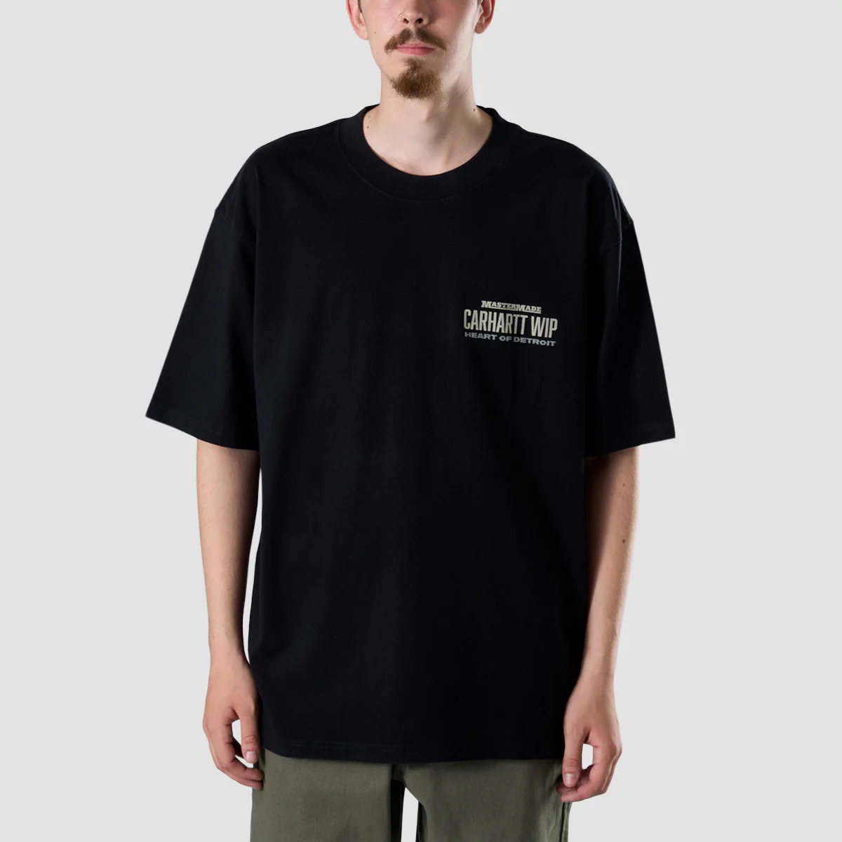 Carhartt WIP Arcan T-Shirt Black Heavy Stone Wash - Image 2