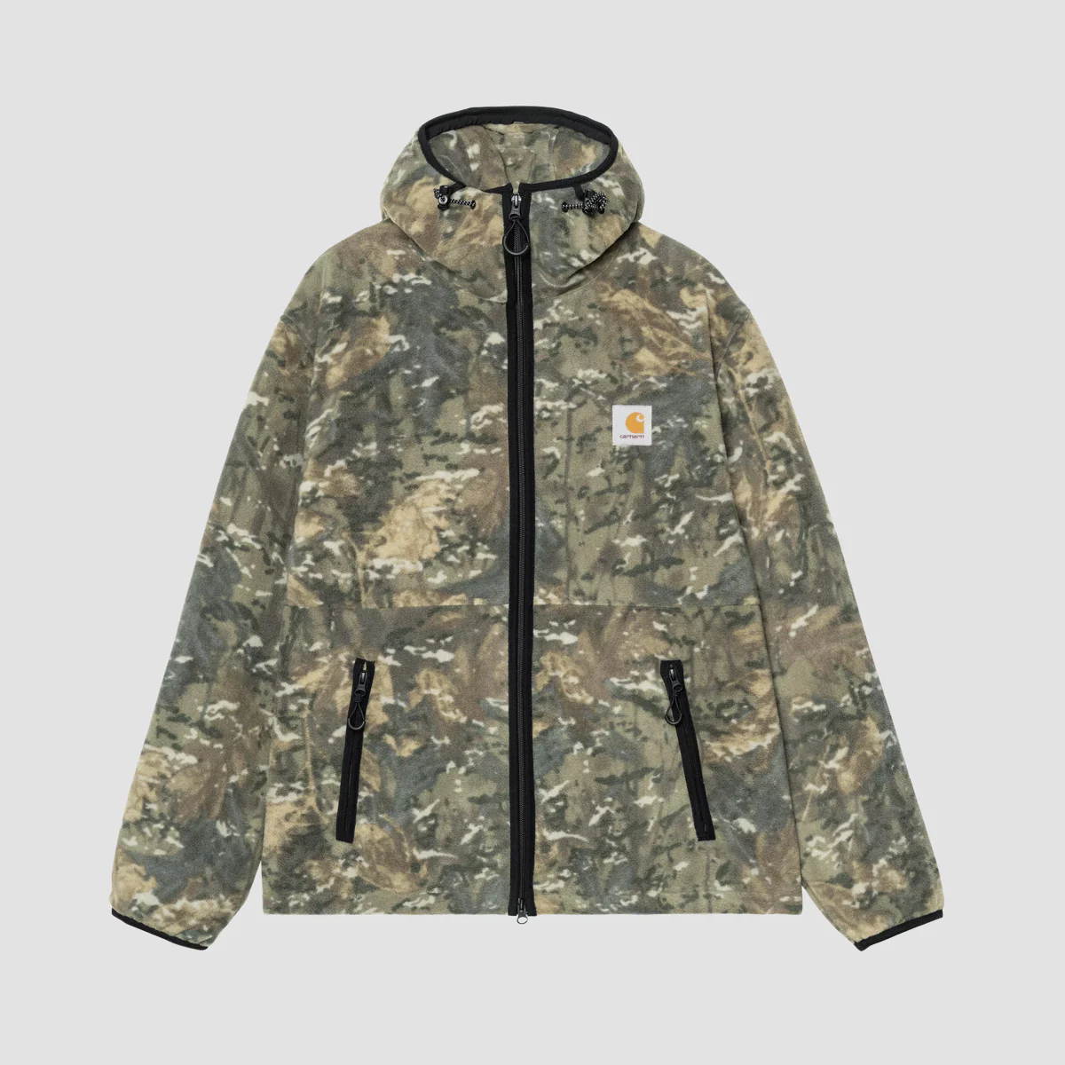Carhartt WIP Blevin Liner Fleece Jacket Camo Combi/Green - Image 2