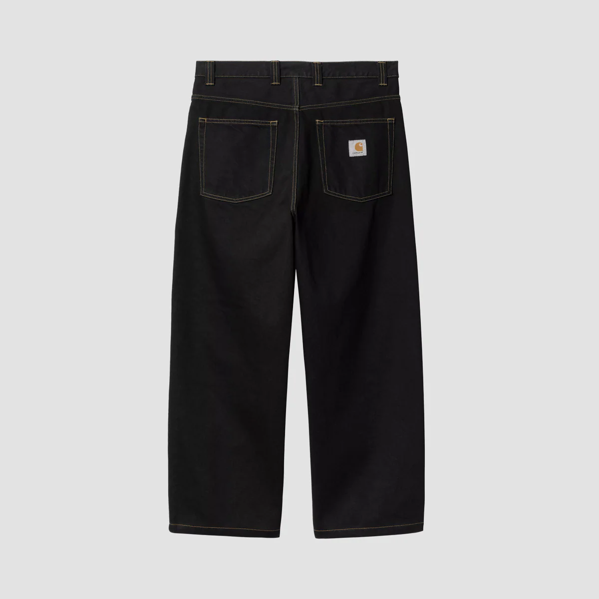 Carhartt WIP Brandon Loose Fit Jeans Black Rinsed - Image 2