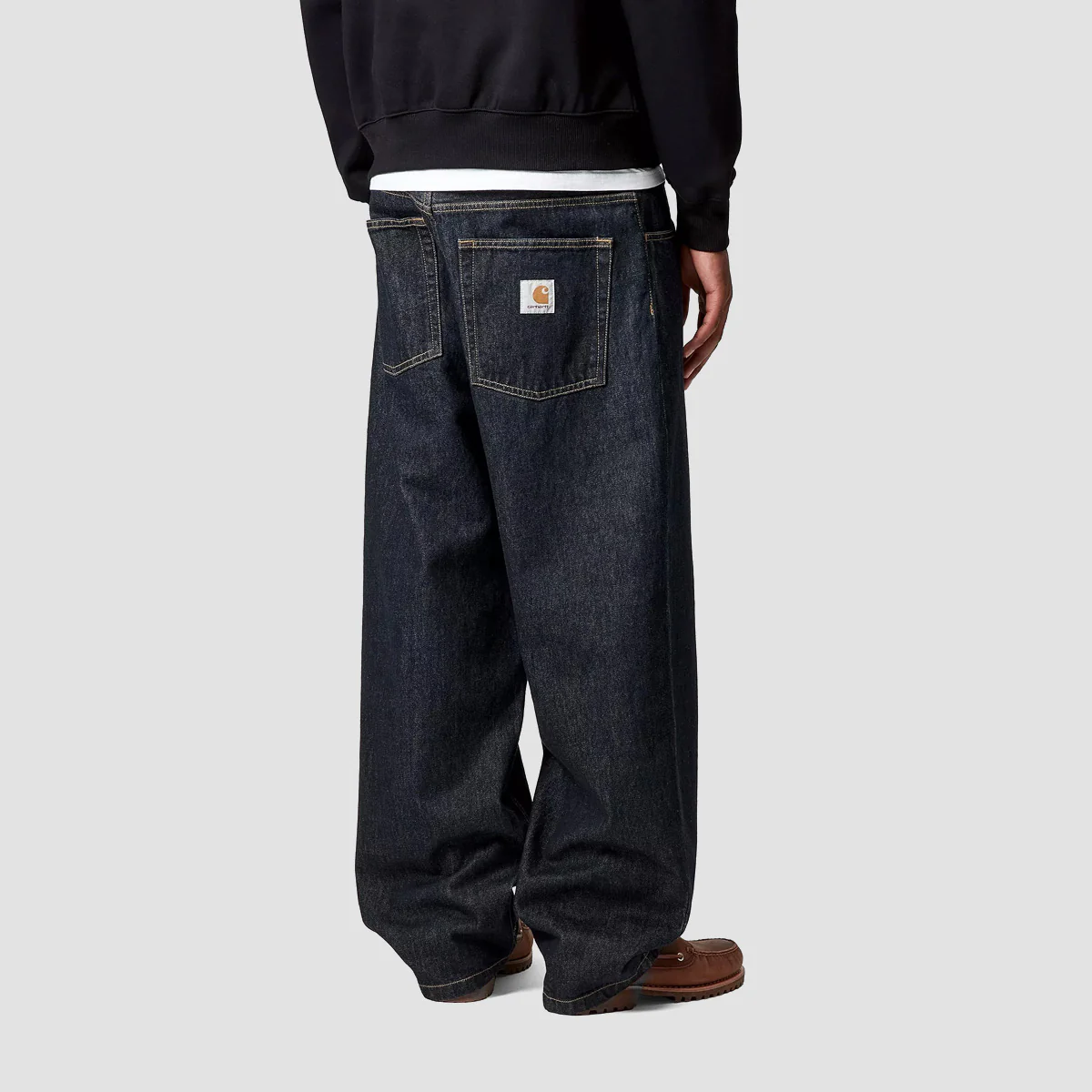 Carhartt WIP Brandon Loose Fit Jeans Blue Rinsed - Image 2