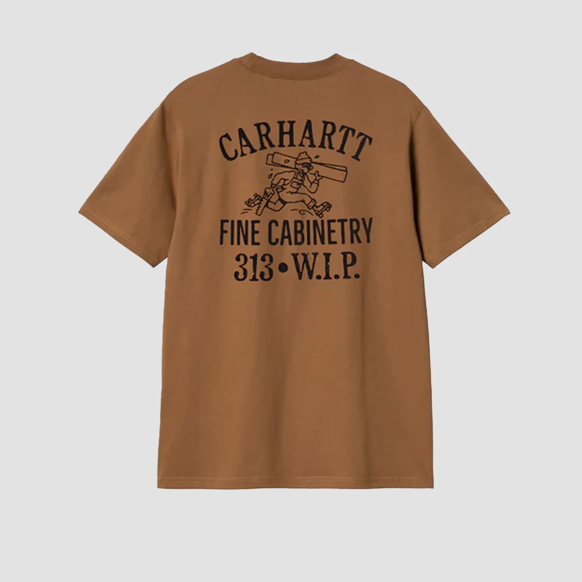 Carhartt WIP Cabinetry T-Shirt Hamilton Brown/Black - Image 2