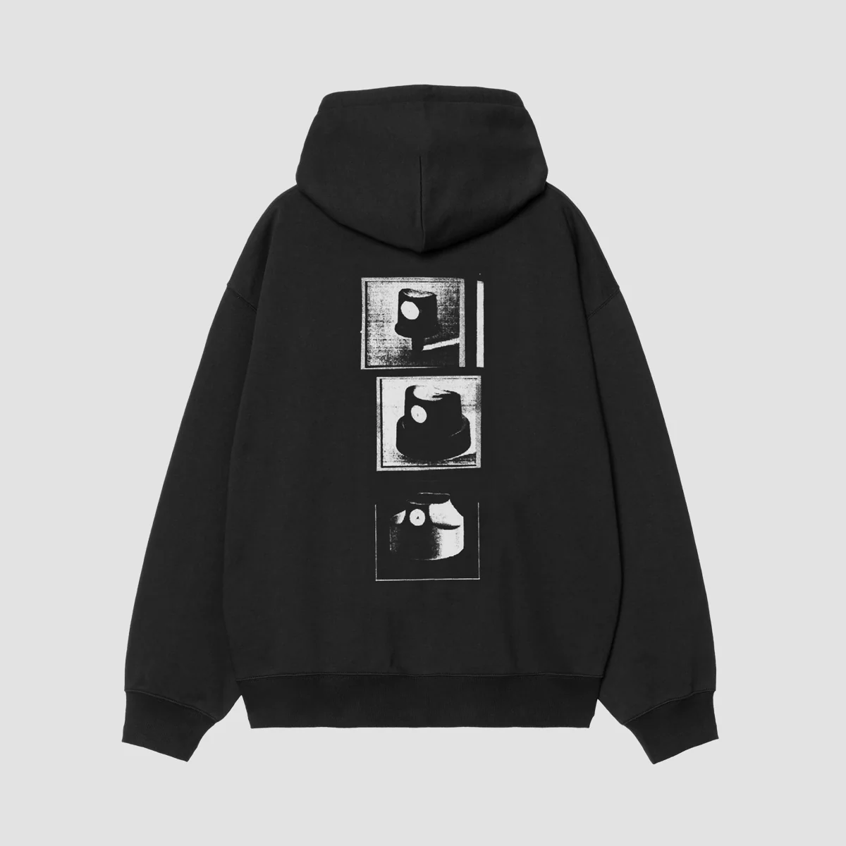 Carhartt WIP Caps Pullover Hoodie Black