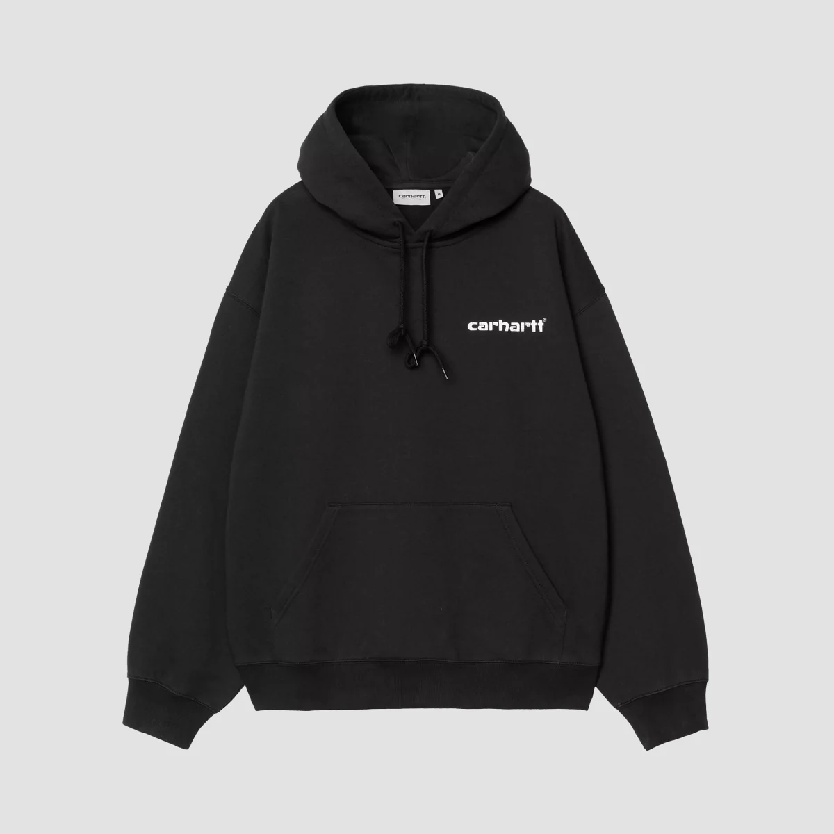Carhartt WIP Caps Pullover Hoodie Black - Image 2