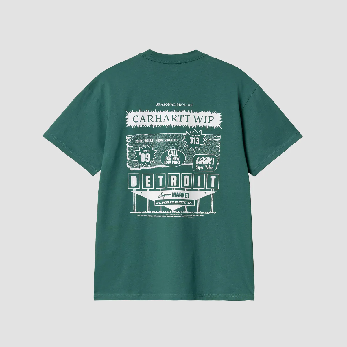 Carhartt WIP Catalogue T-Shirt Rainforest/White
