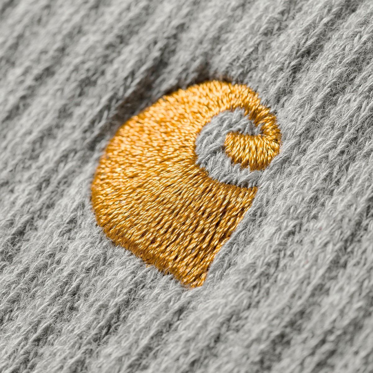 Carhartt WIP Chase Socks Grey Heather/Gold - Image 2