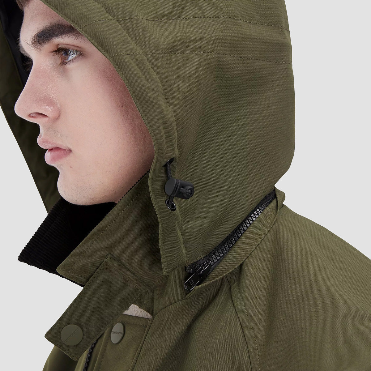 Carhartt WIP Clarton Jacket Office Green/Black - Image 3
