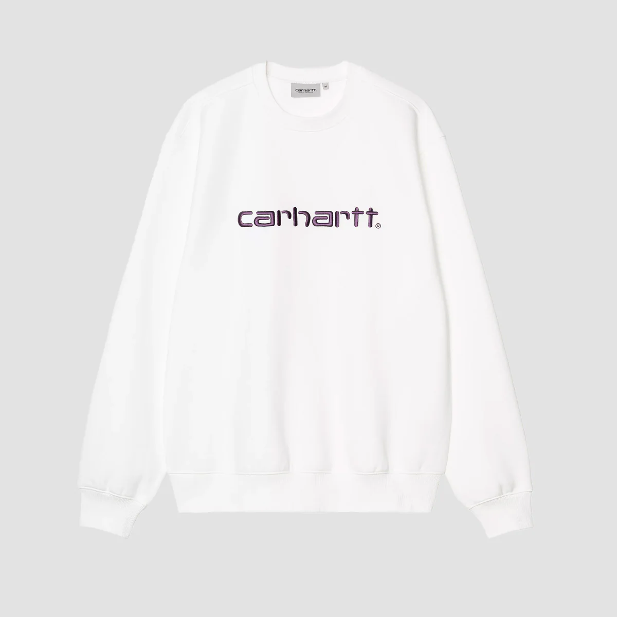 Carhartt WIP Crew Sweatshirt White/Huckleberry