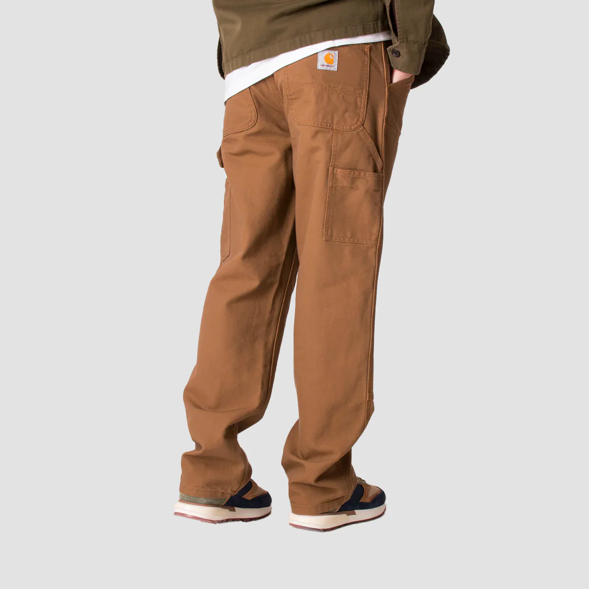 Carhartt WIP Double Knee Pants Hamilton Brown Rinsed - Image 3