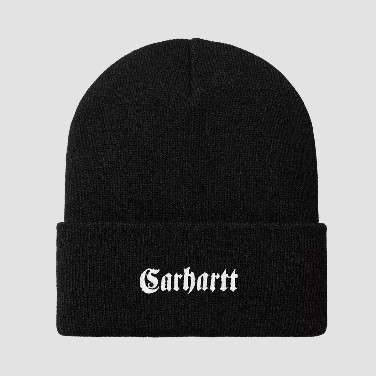 Carhartt WIP Greatest Hits Beanie Black/Wax - Image 2
