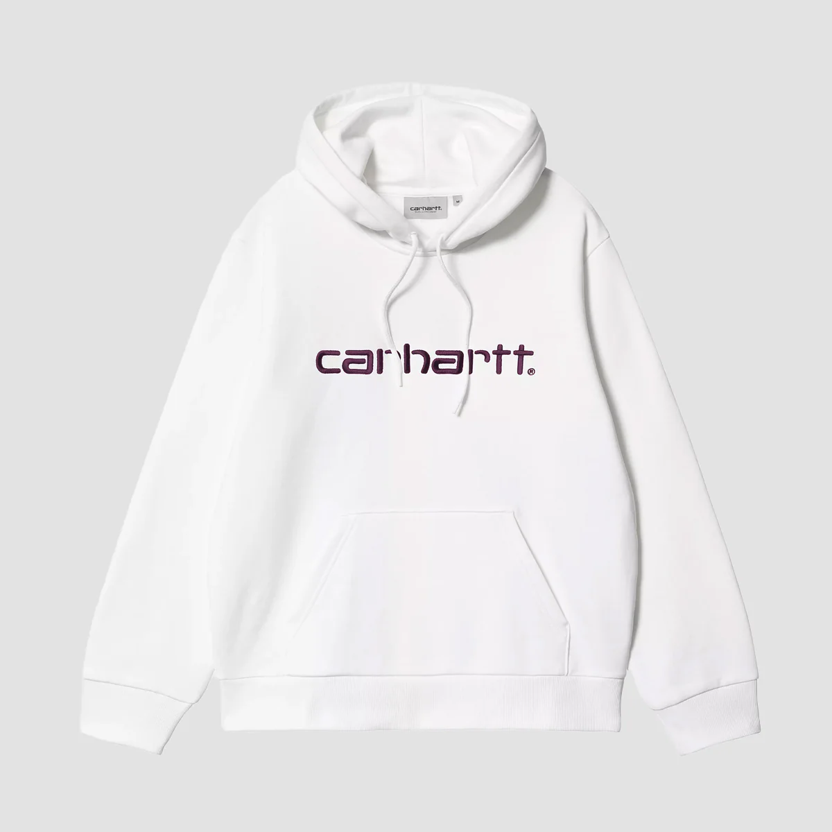 Carhartt WIP Hooded Pullover Hoodie White/Huckleberry