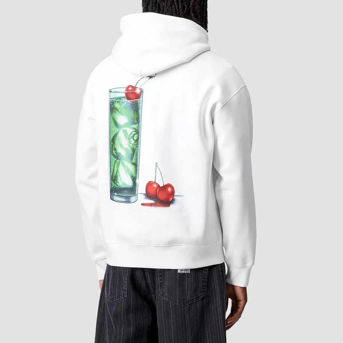 Carhartt WIP Jake Garcia Pullover Hoodie White - Image 2