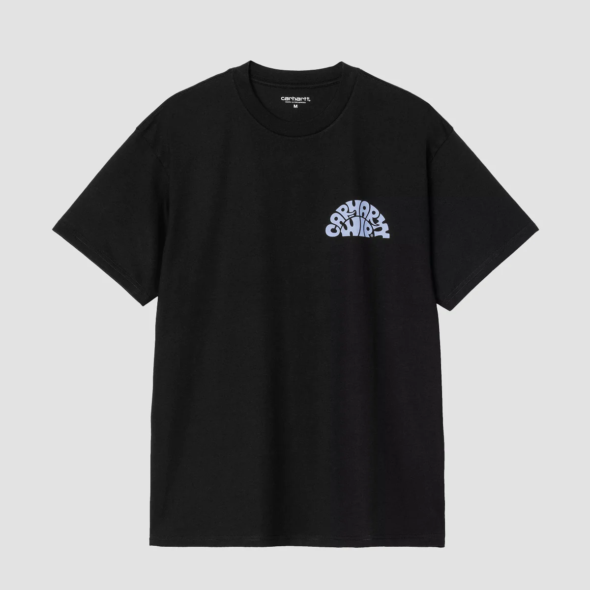 Carhartt WIP Jazzy T-Shirt Black/Air Sky - Image 2