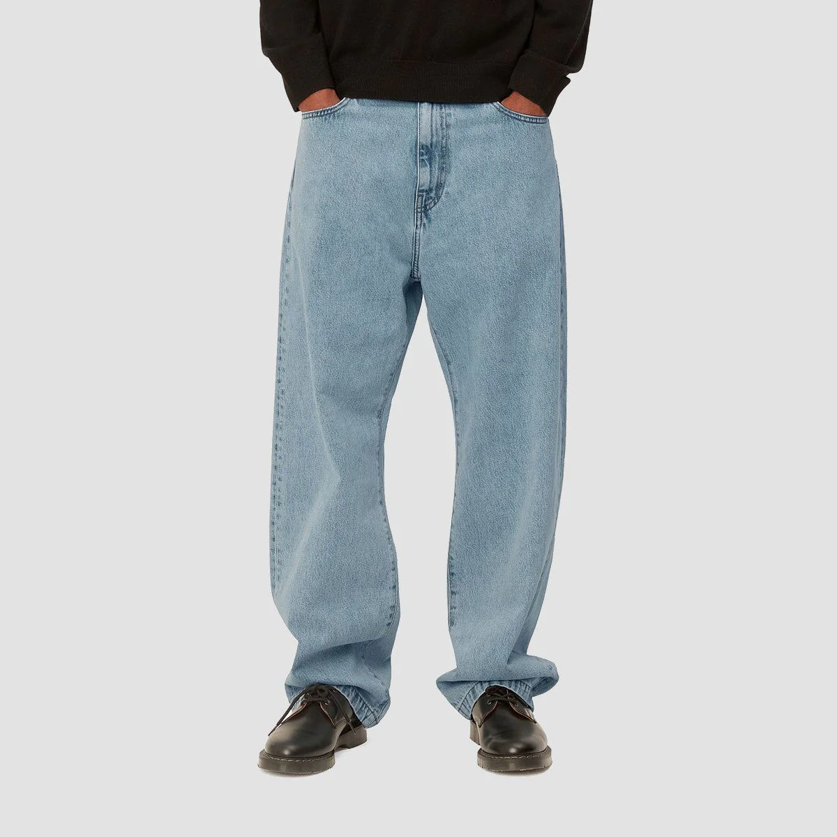 Carhartt WIP Landon Loosse Fit Jeans Blue Bleached - Image 2